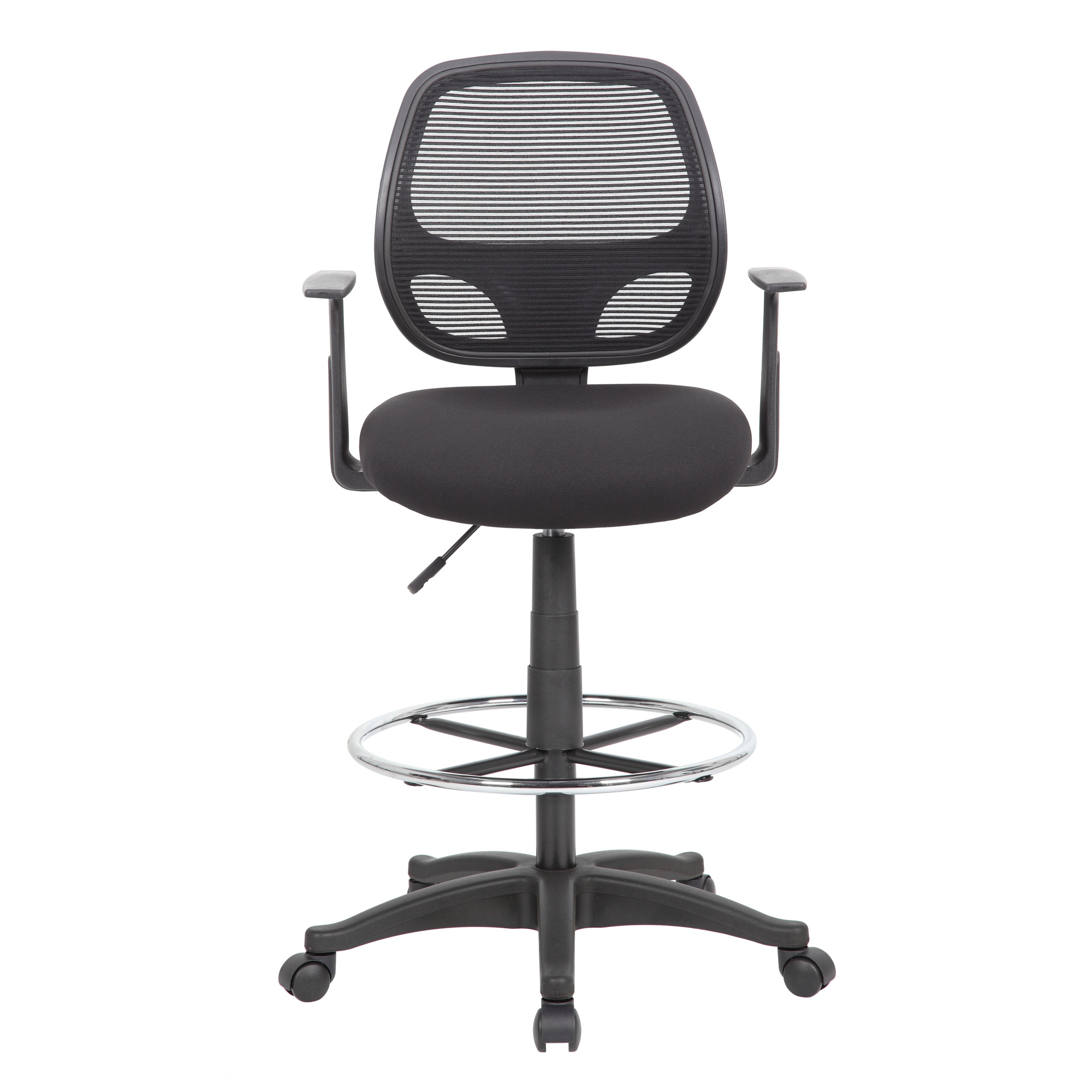 Boss, Mesh Back Drafting Stool, Primary Color Black, Included (qty.) 1 Model# B16606